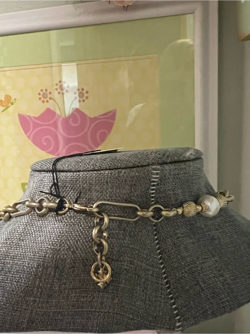 NWT Patricia Nash Gold Chain Necklace with Pearls #PNNK - Picture 8 of 9